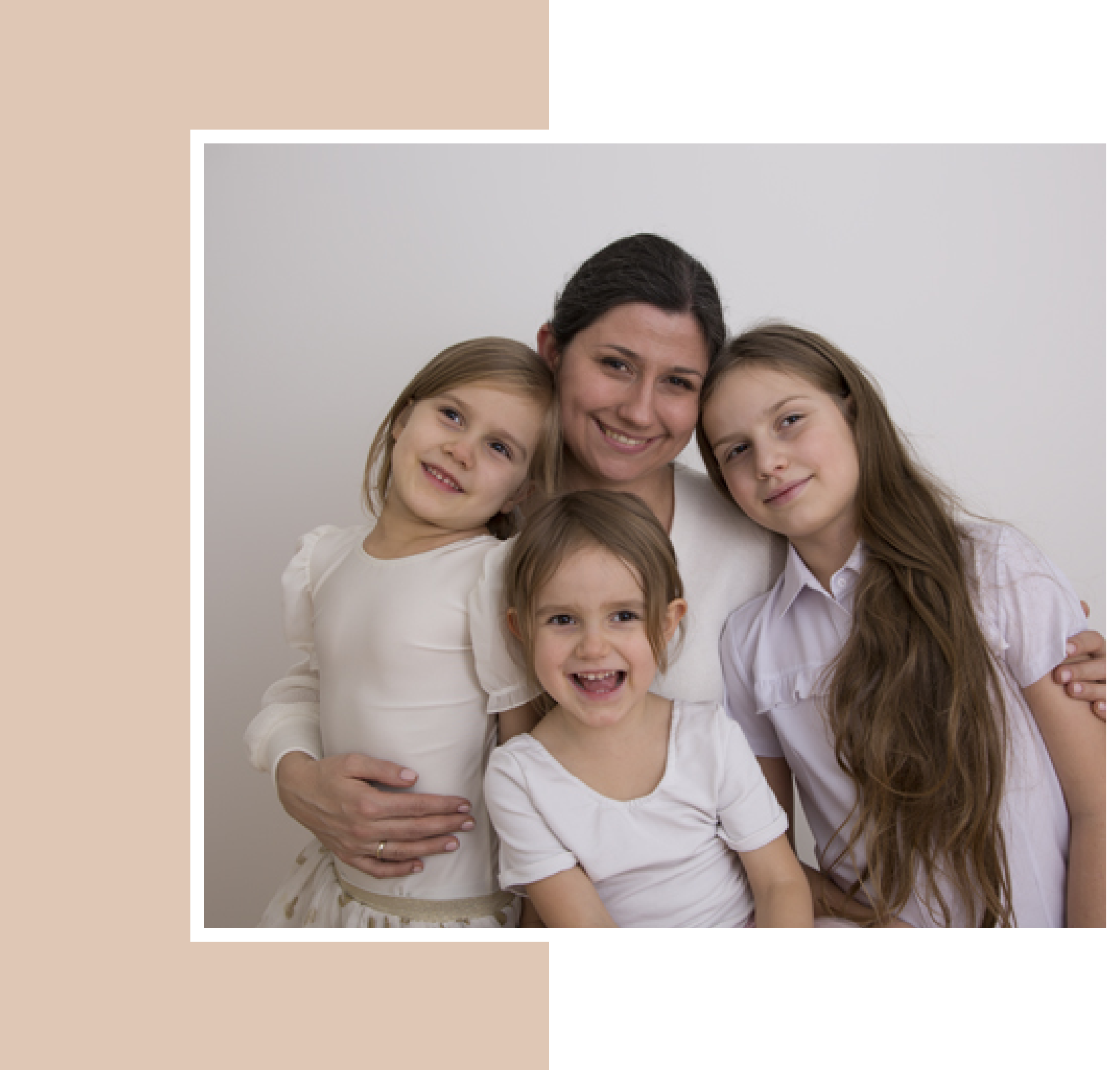 Magdalena Kusy z rodziną